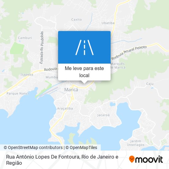 Rua Antônio Lopes De Fontoura mapa