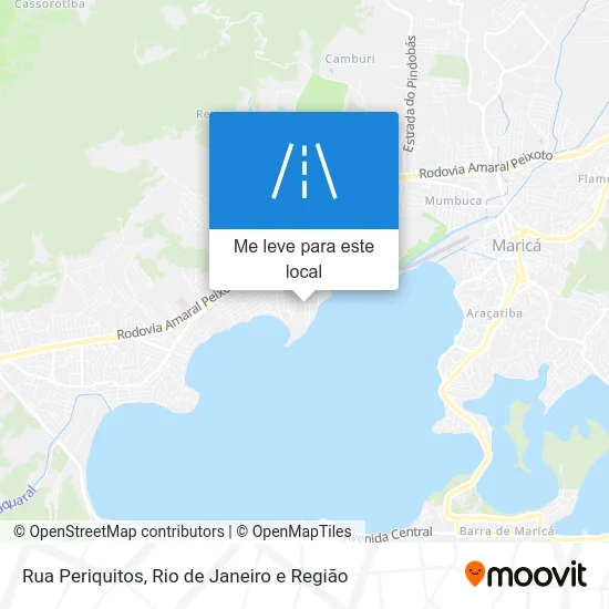 Rua Periquitos mapa