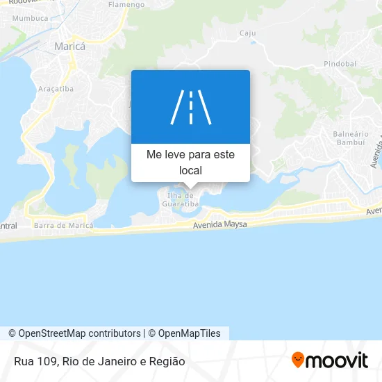 Rua 109 mapa
