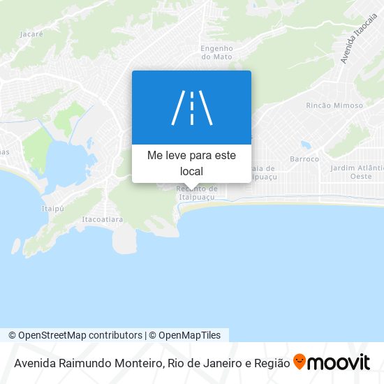 Avenida Raimundo Monteiro mapa