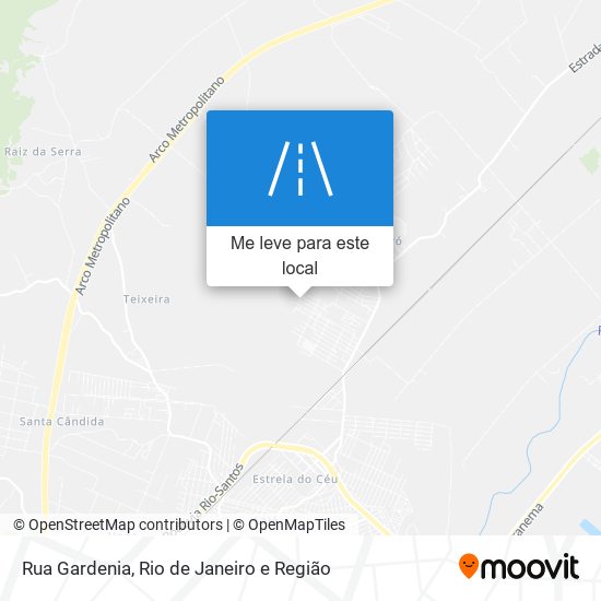 Rua Gardenia mapa