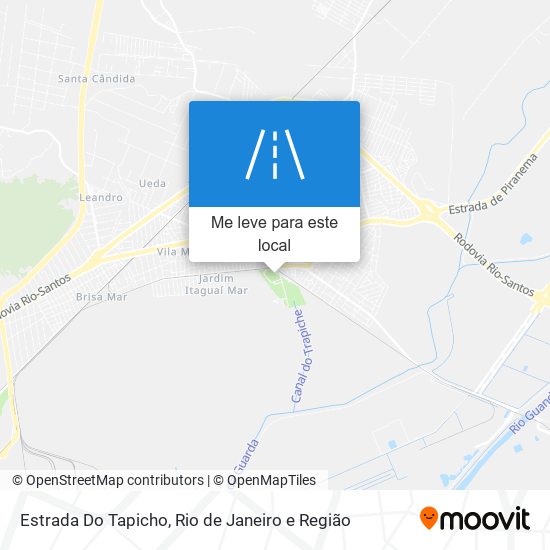 Estrada Do Tapicho mapa
