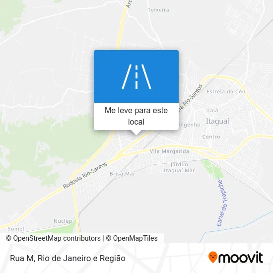 Rua M mapa