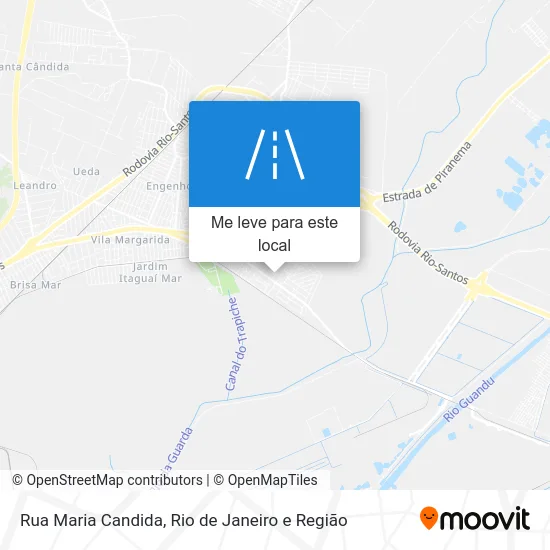 Rua Maria Candida mapa