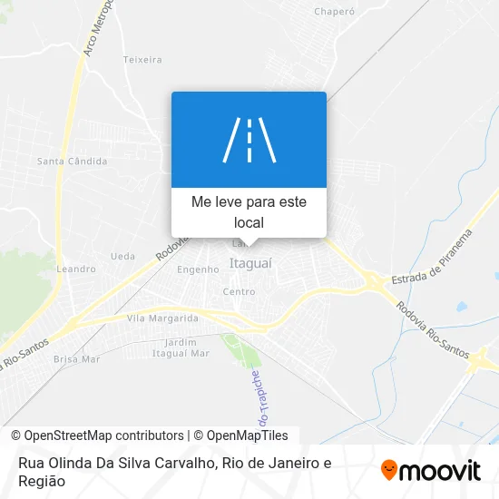 Rua Olinda Da Silva Carvalho mapa