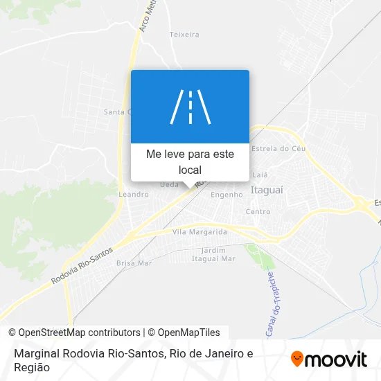 Marginal Rodovia Rio-Santos mapa