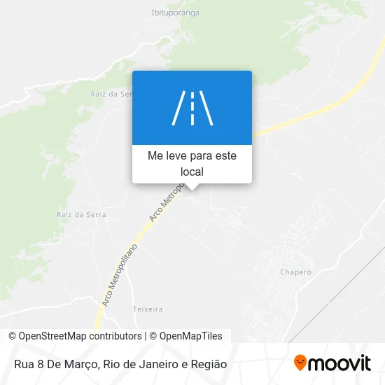 Rua 8 De Março mapa