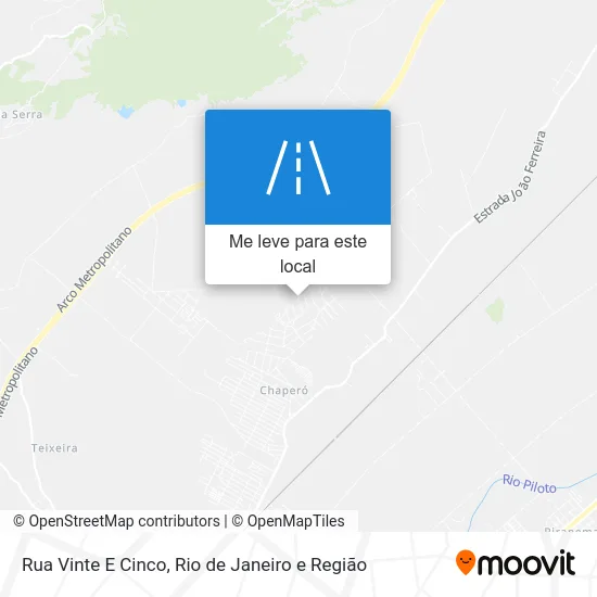 Rua Vinte E Cinco mapa