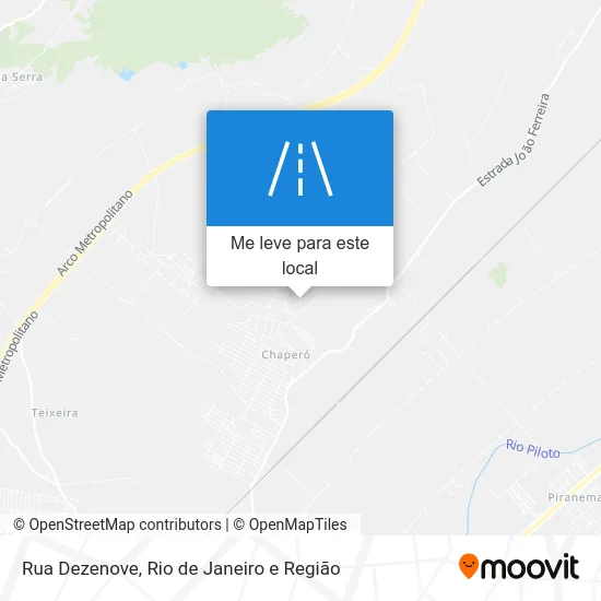 Rua Dezenove mapa
