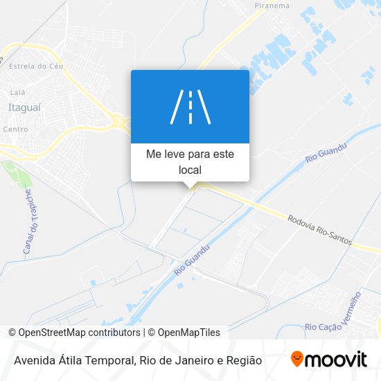 Avenida Átila Temporal mapa