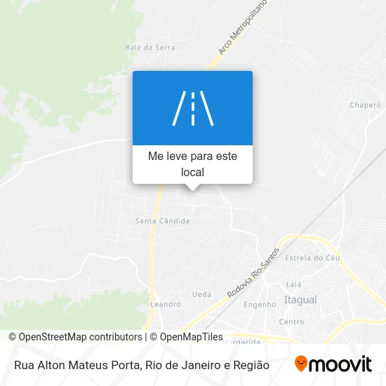 Rua Alton Mateus Porta mapa
