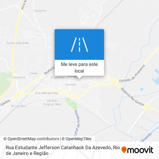 Rua Estudante Jefferson Catanhaok Da Azevedo mapa