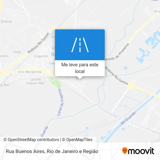 Rua Buenos Aires mapa