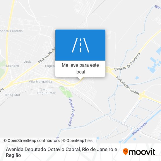 Avenida Deputado Octávio Cabral mapa