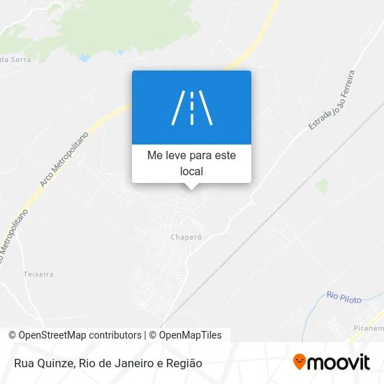 Rua Quinze mapa