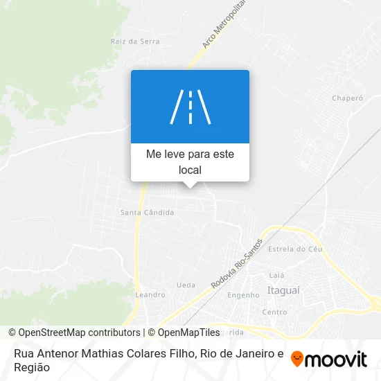 Rua Antenor Mathias Colares Filho mapa