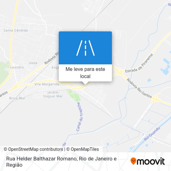 Rua Helder Balthazar Romano mapa