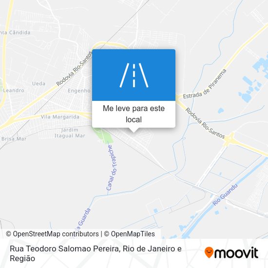 Rua Teodoro Salomao Pereira mapa