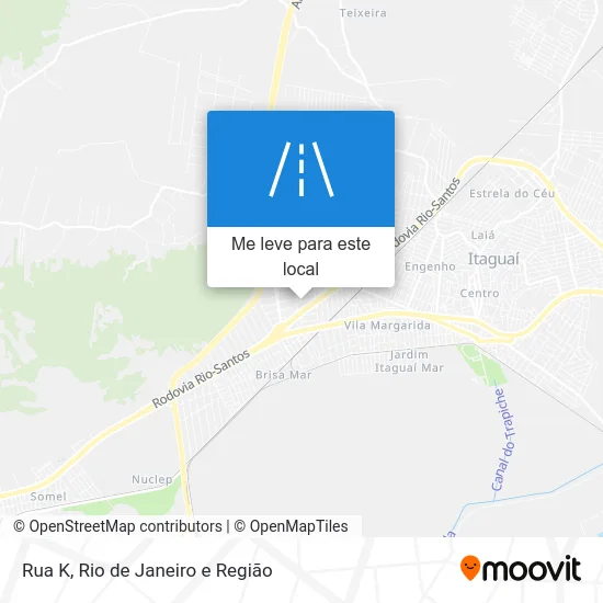 Rua K mapa