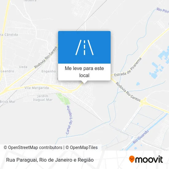 Rua Paraguai mapa