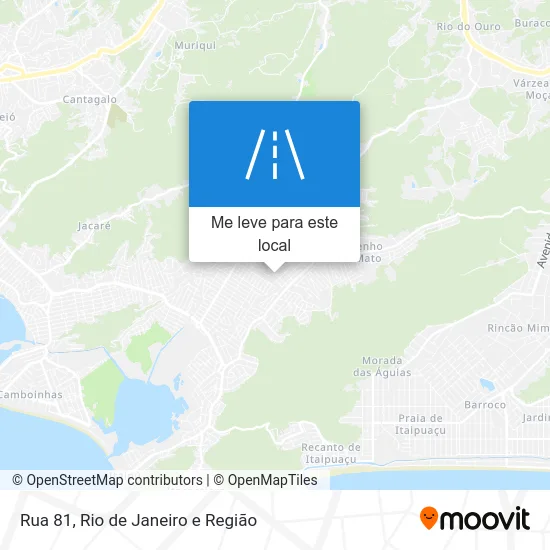 Rua 81 mapa