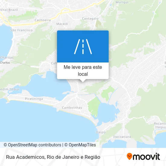 Rua Academicos mapa
