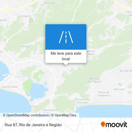 Rua 87 mapa