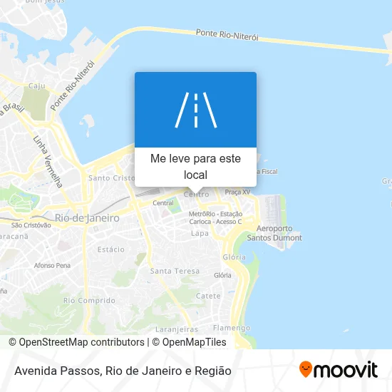 Avenida Passos mapa