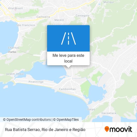 Rua Batista Serrao mapa