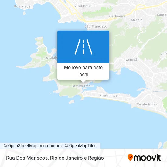 Rua Dos Mariscos mapa