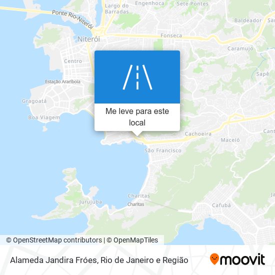 Alameda Jandira Fróes mapa