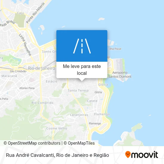 Rua André Cavalcanti mapa