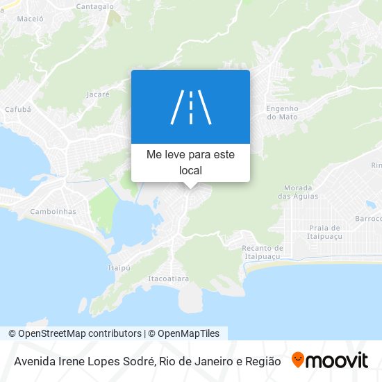 Avenida Irene Lopes Sodré mapa