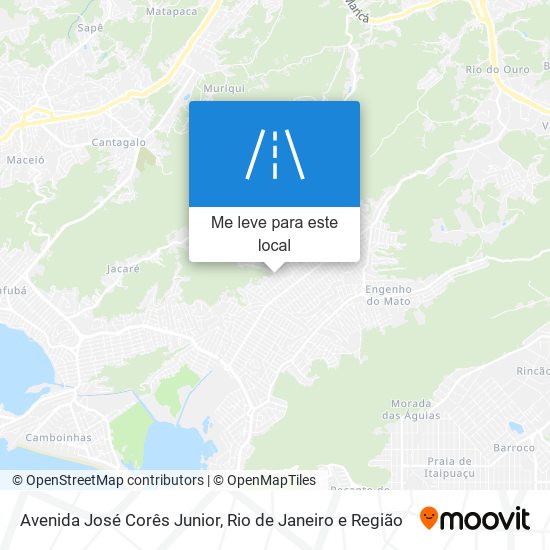 Avenida José Corês Junior mapa