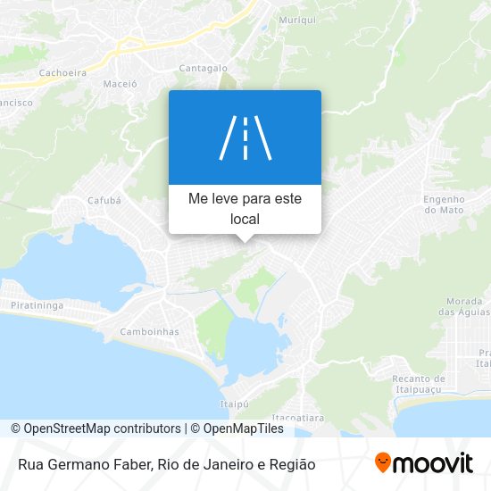 Rua Germano Faber mapa