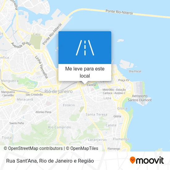Rua Sant'Ana mapa