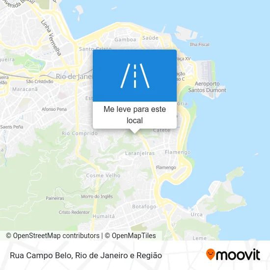 Rua Campo Belo mapa