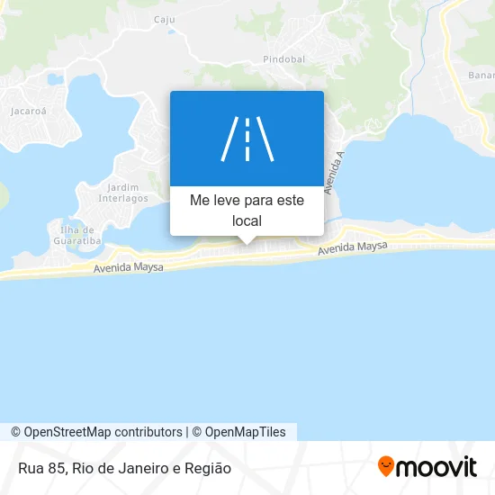 Rua 85 mapa