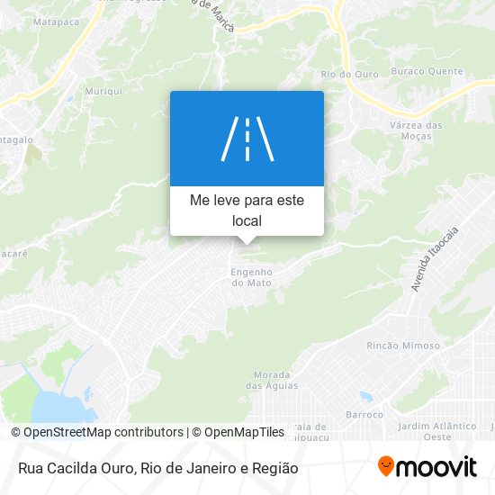 Rua Cacilda Ouro mapa