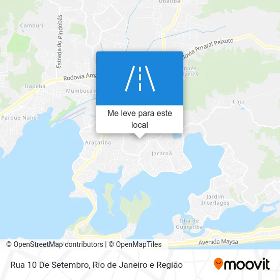 Rua 10 De Setembro mapa