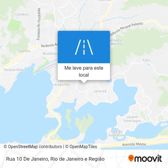 Rua 10 De Janeiro mapa