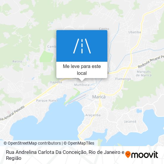 Rua Andrelina Carlota Da Conceição mapa