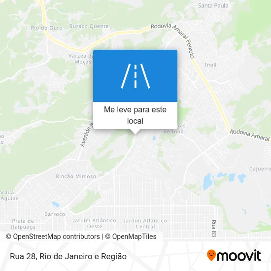 Rua 28 mapa