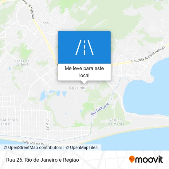 Rua 26 mapa