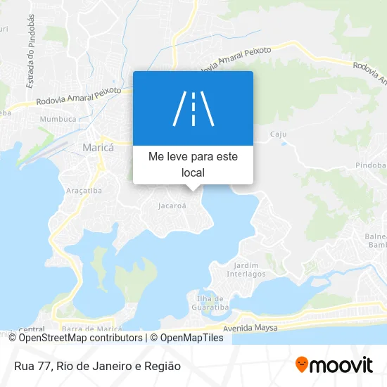 Rua 77 mapa