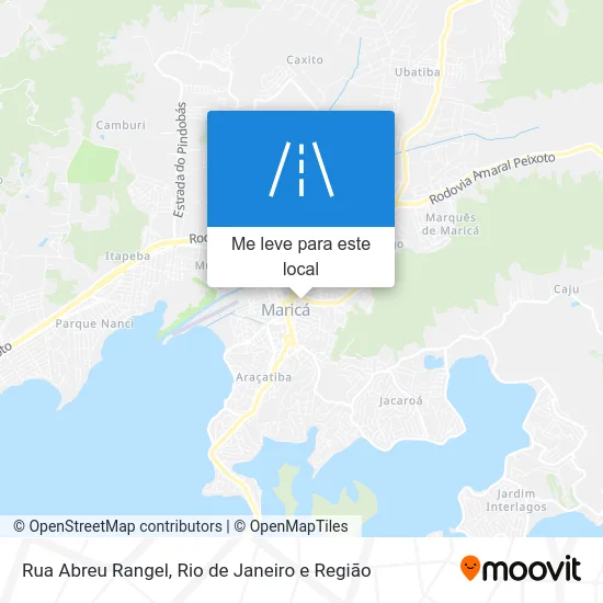 Rua Abreu Rangel mapa