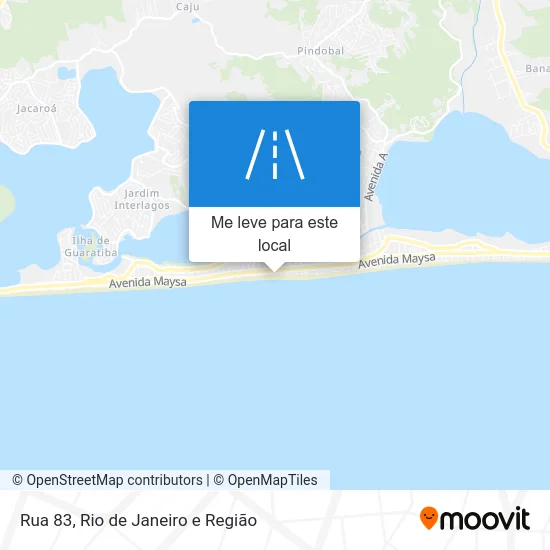Rua 83 mapa
