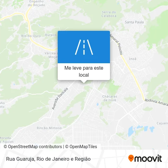 Rua Guaruja mapa