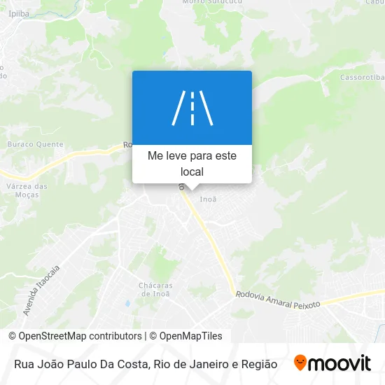 Rua João Paulo Da Costa mapa