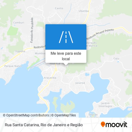 Rua Santa Catarina mapa